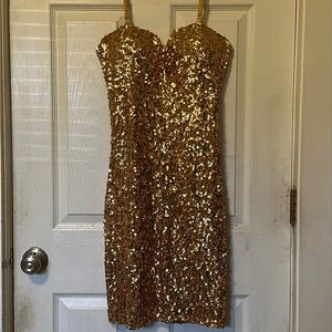 Sparkly Gold Dress